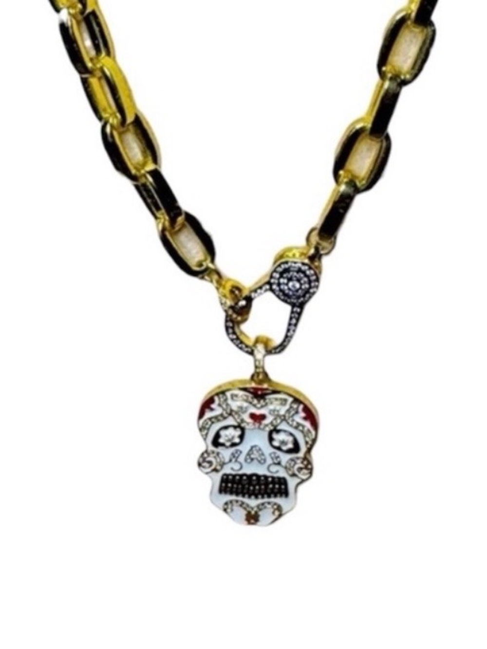 Melania Clare Collection Sugar
Skull Necklace